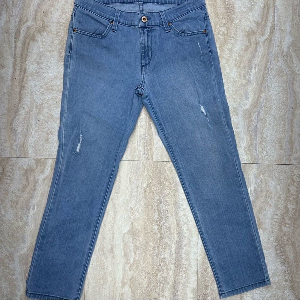 James Jeans Twiggy Skinny Ankle Crop in Blue Lust Size 29